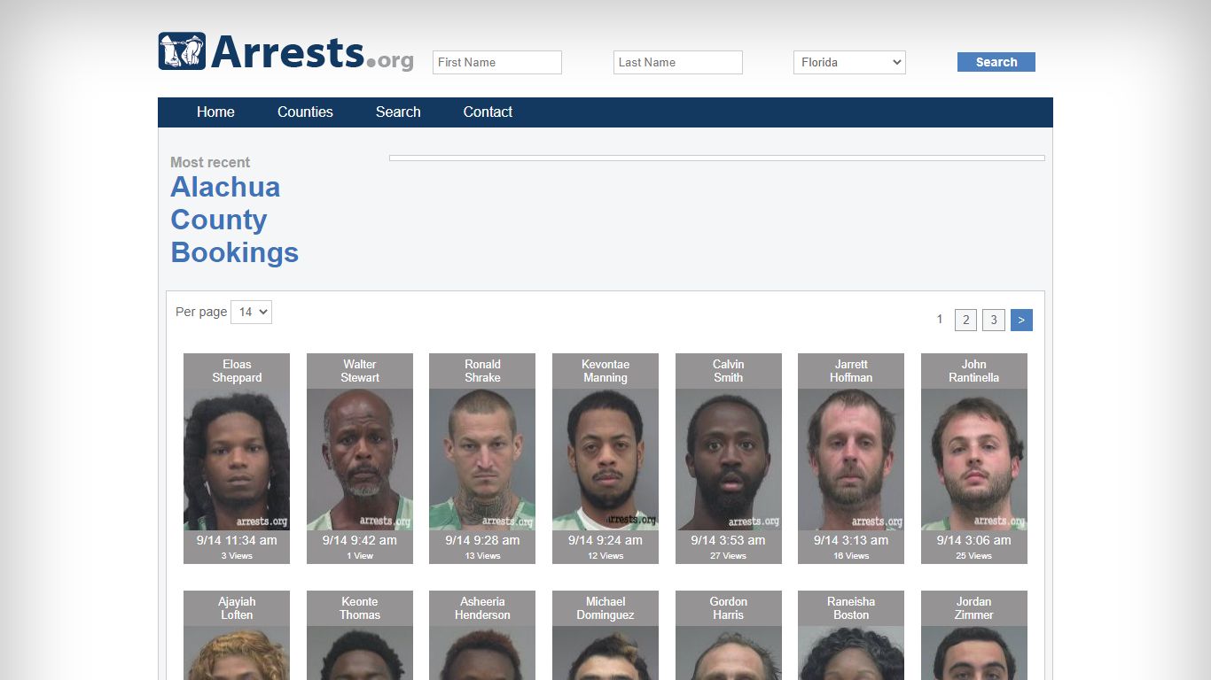 Alachua County Arrests and Inmate Search